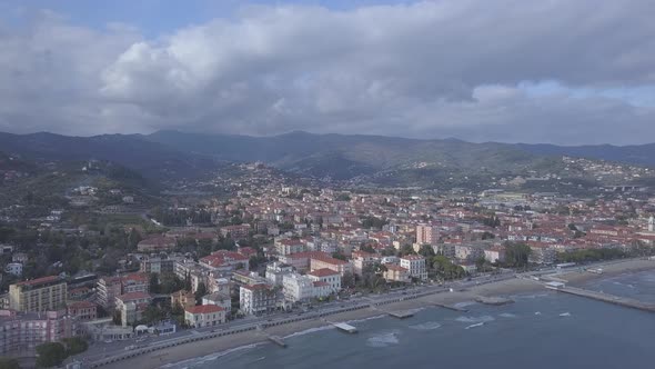 Diano Marina City Aerial View alt