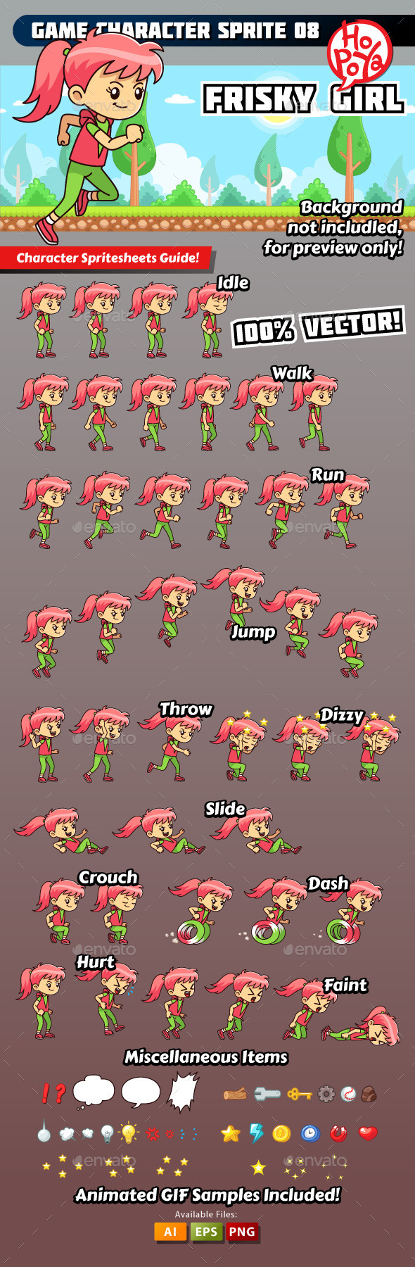 Game Character Sprite 08 - Sprites Game Assets