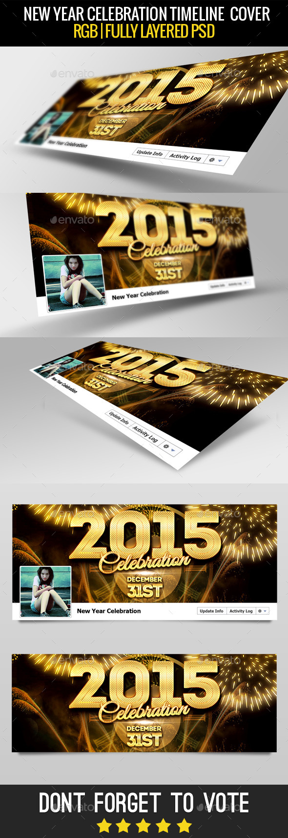 New Year Facebook Cover 2015 - Facebook Timeline Covers Social Media