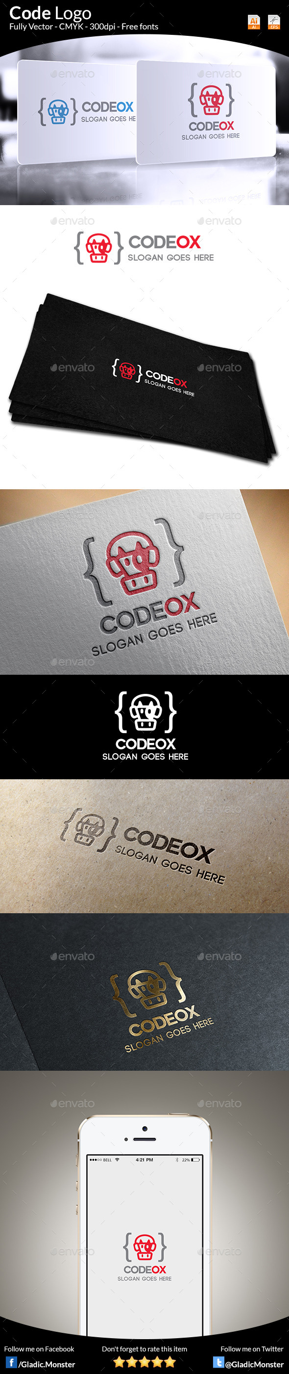 Code Logo - Animals Logo Templates