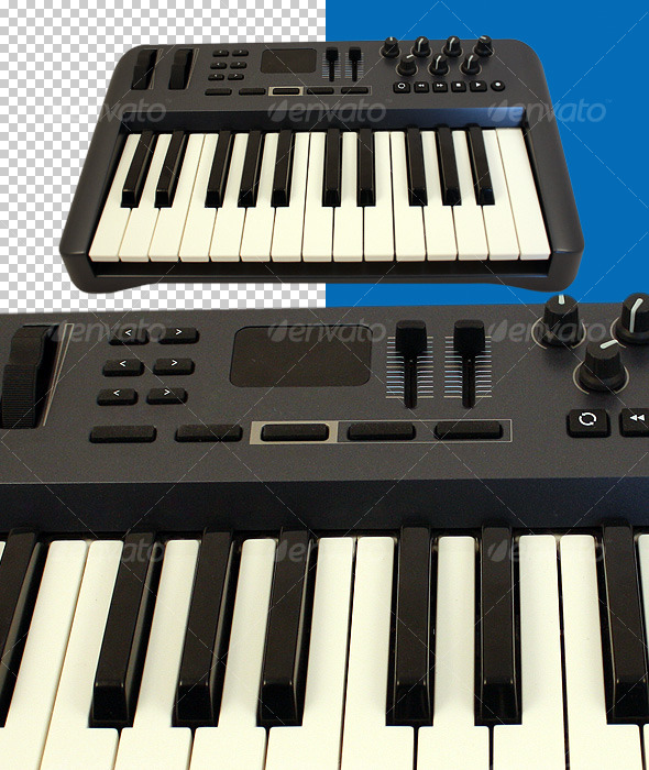 MIDI Keyboard Controller - Technology Isolated Objects