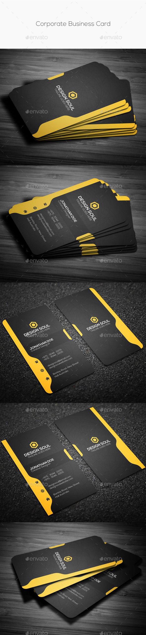 Corporate Business Card - Corporate Business Cards