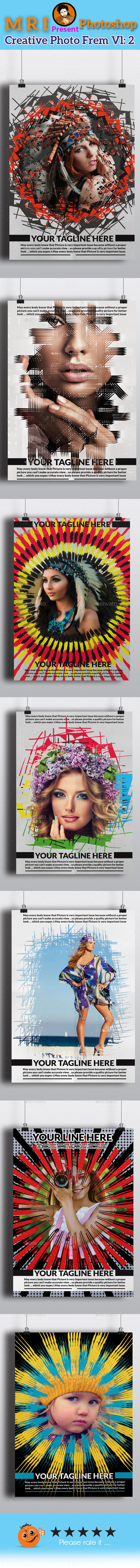 Creative Photo Frame Vl 2 - Photo Templates Graphics
