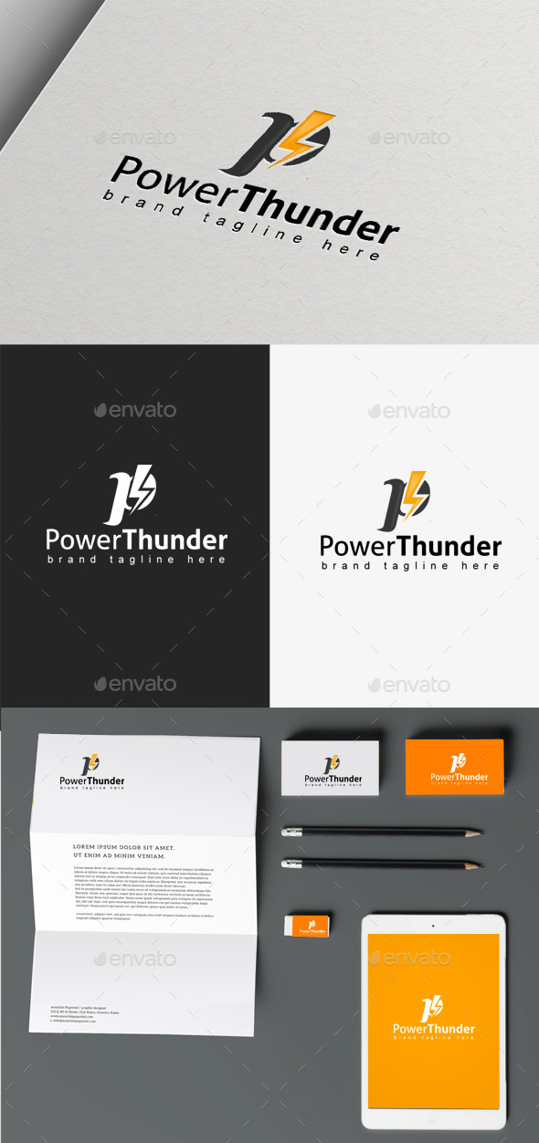 Power Thunder - Nature Logo Templates