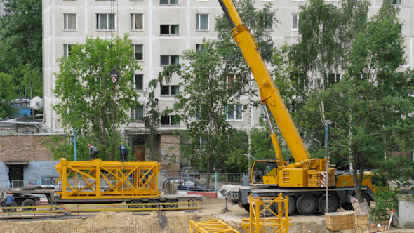 Crane Construction By Cranmobile Time Lapse