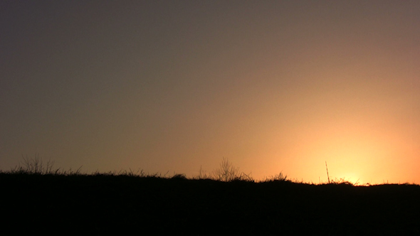 Family Of Three Sunset