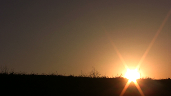 Walking Family Sunset 1