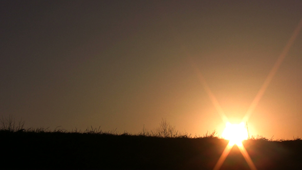 Walking Family Sunset 3