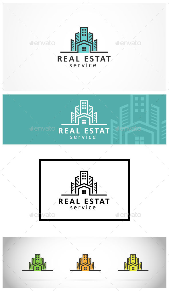Real Estate Logo - Buildings Logo Templates