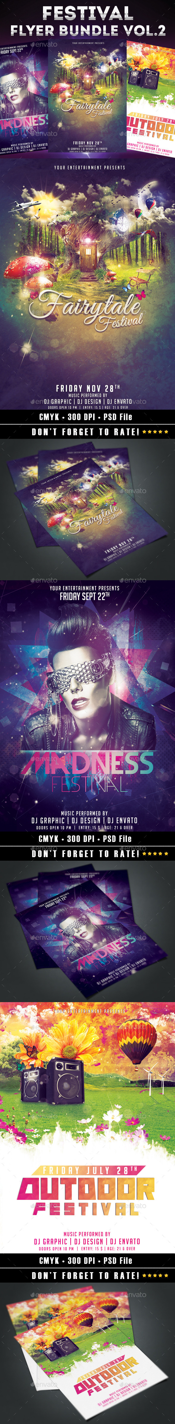 Festival Bundle Vol.2 - Events Flyers
