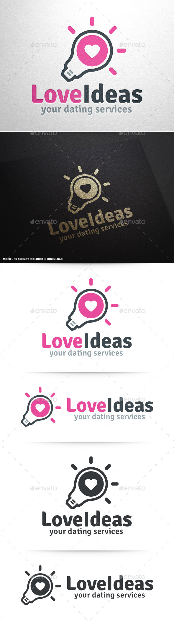 Love Ideas Logo Template - Symbols Logo Templates