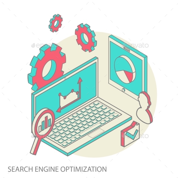 Search Engine Optimization - Decorative Vectors