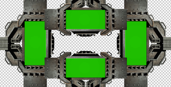 Video Monitor With a Green Background 2 alt