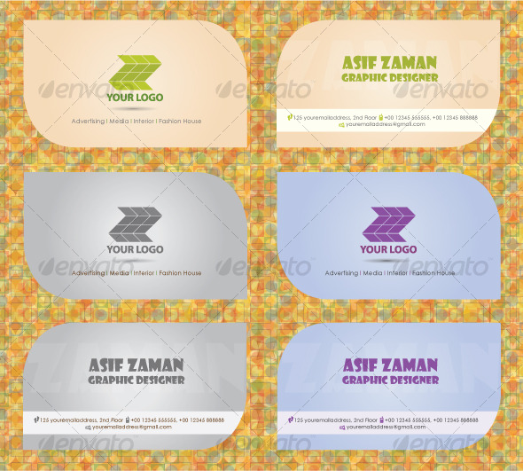 Clean Visiting Card - Creative Business Cards