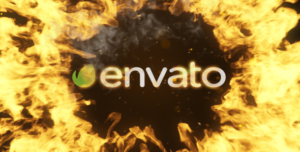 Mysterious Fire Logo - VideoHive 9875843