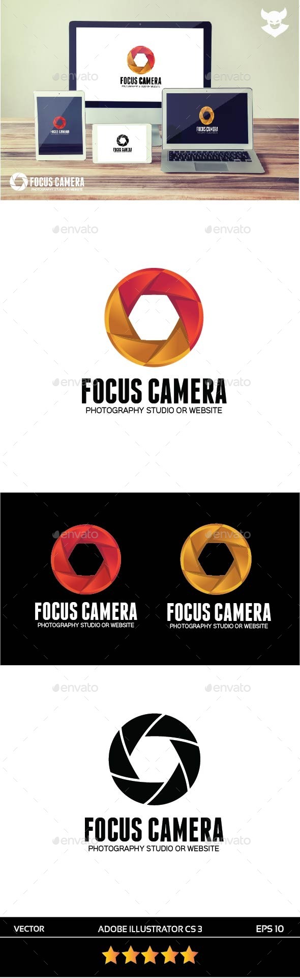 Focus Camera Logo - Objects Logo Templates
