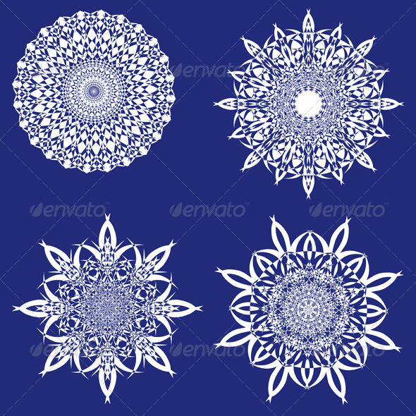 Set of Snowflakes