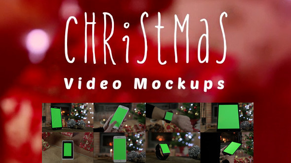 Christmas Video Mockups - VideoHive 9844721