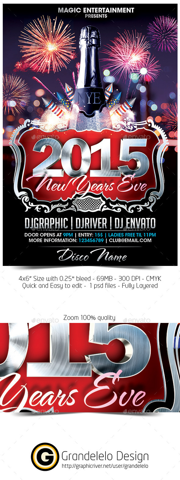 The 2015 NYE Flyer Template - Holidays Events