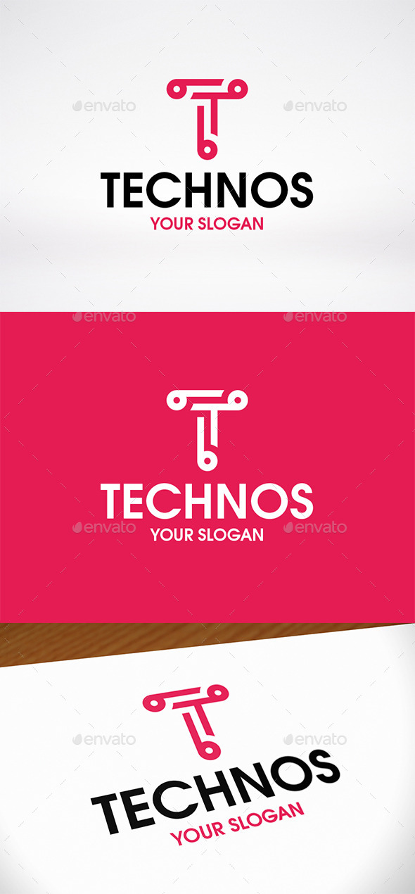 Tech Letter T Logo Template - Letters Logo Templates