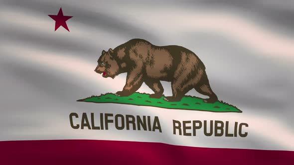 California State Flag Background 4K alt