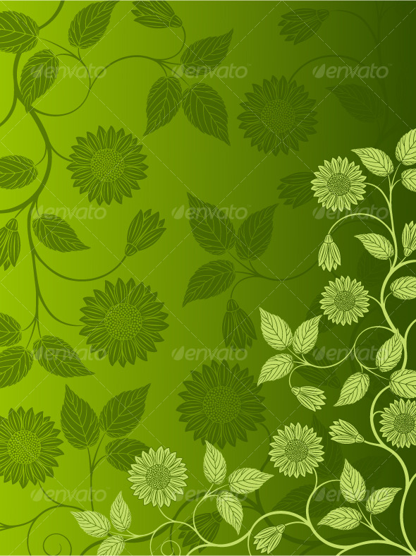 Abstract floral background