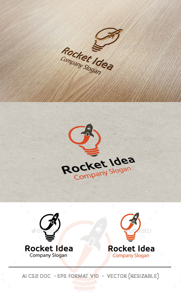 Rocket Idea Logo - Symbols Logo Templates