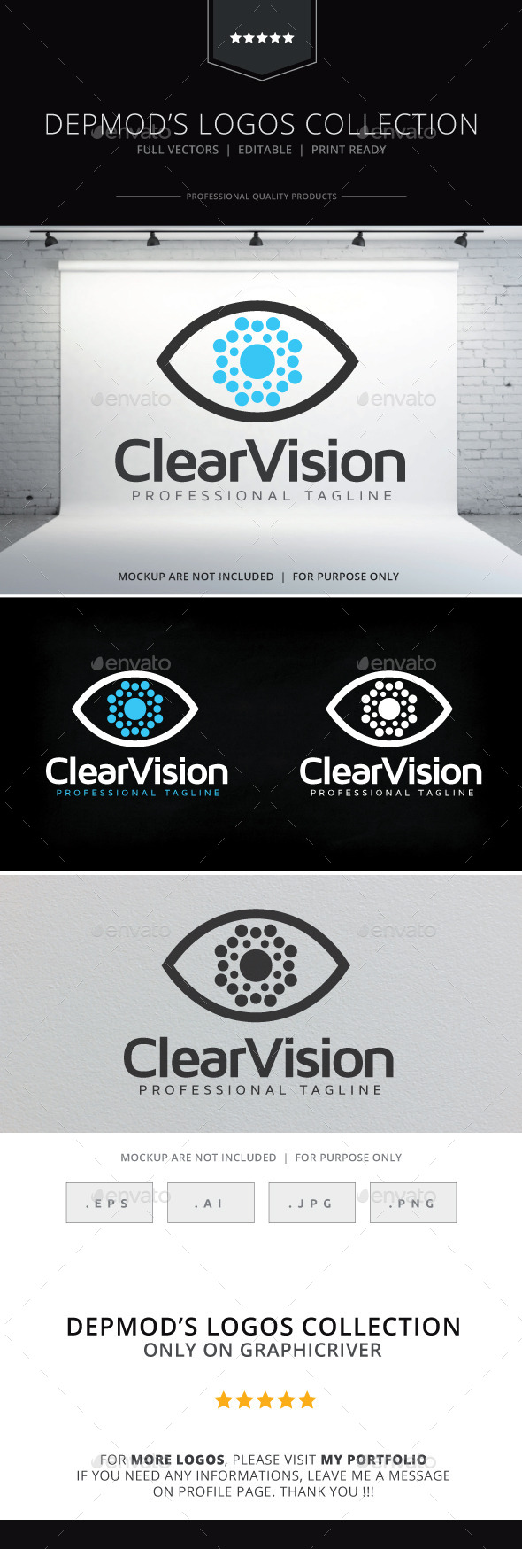 Clear Vision Logo - Objects Logo Templates