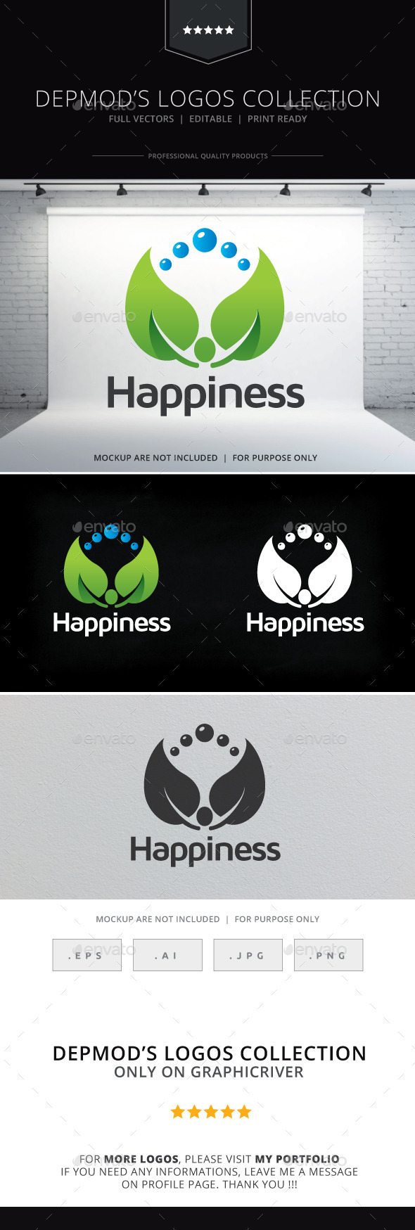 Happiness Logo - Humans Logo Templates
