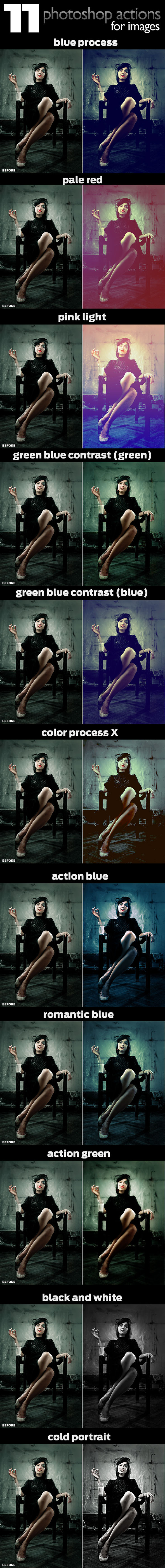 Custom Toning Effect Action package - Photo Effects Actions