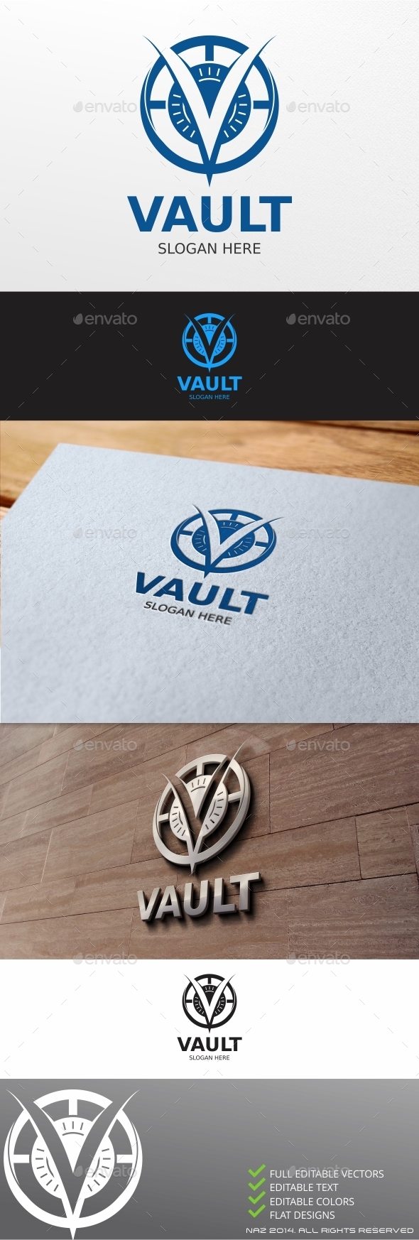 Vault Logo - Letters Logo Templates