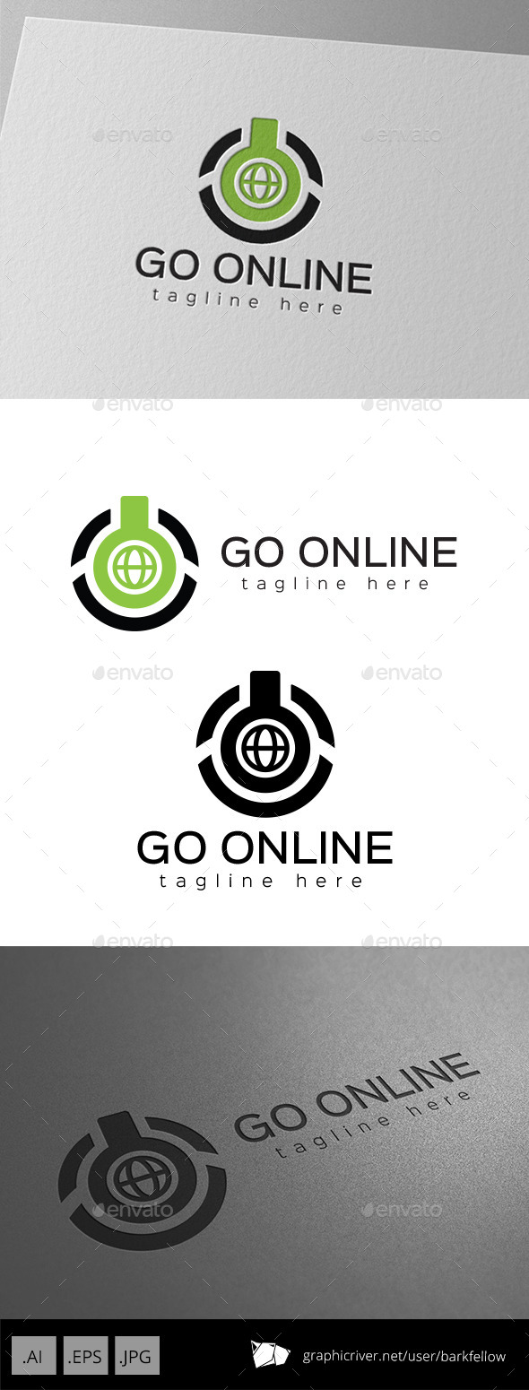 Computer Power Online Logo - Symbols Logo Templates