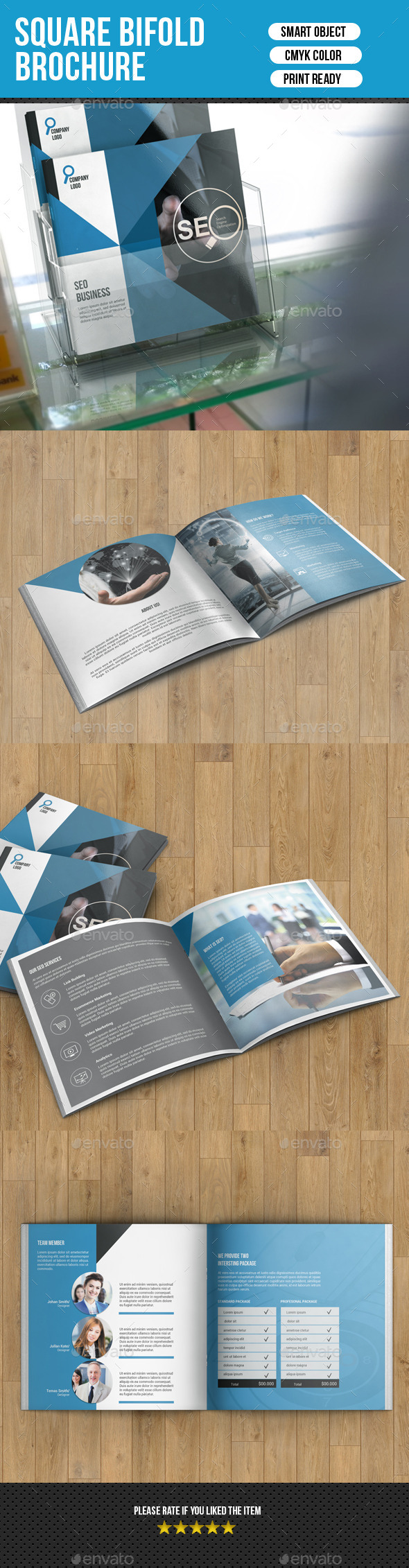 Corporate Square Bifold Brochure-V08 - Corporate Brochures