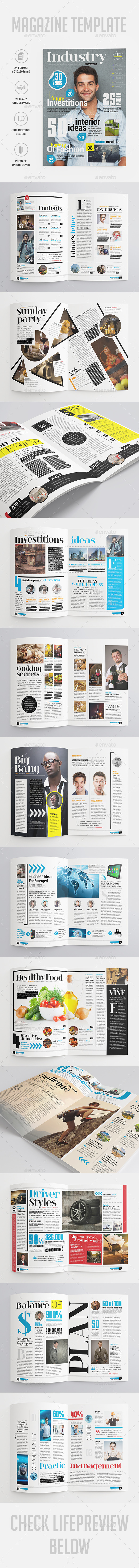 Industry Magazine - Magazines Print Templates