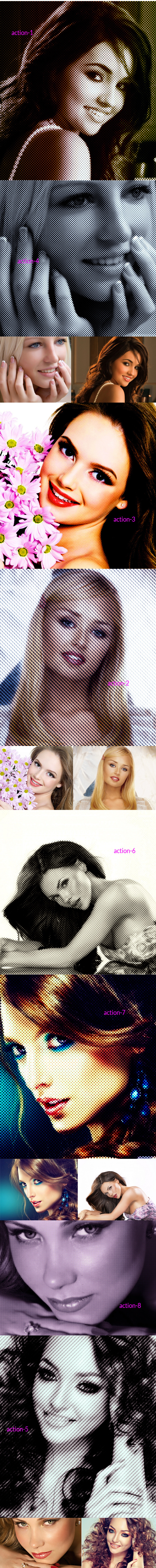 Halfatone Action - Actions Photoshop
