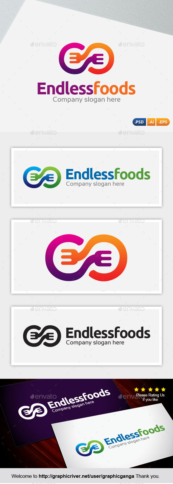 EndlessFoods - Food Logo Templates