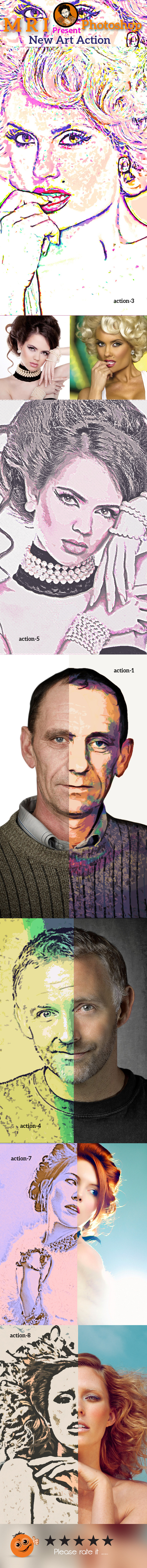 New Art Action - Actions Photoshop