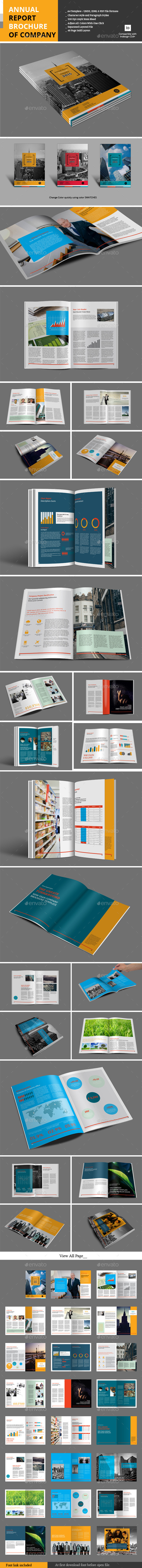 Annual Report Brochure of Company - Informational Brochures