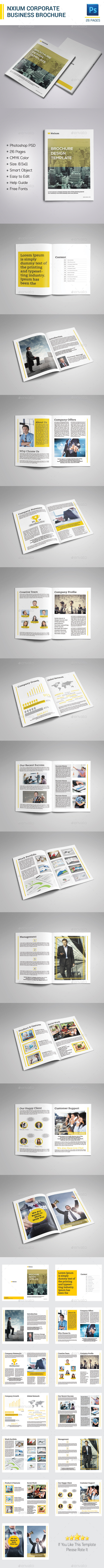 Nxium Brochure Template - Corporate Brochures
