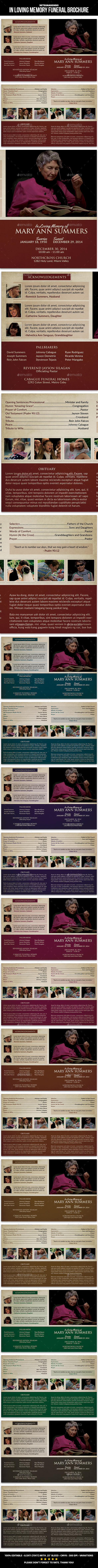 In Loving Memory Funeral Brochure - Informational Brochures