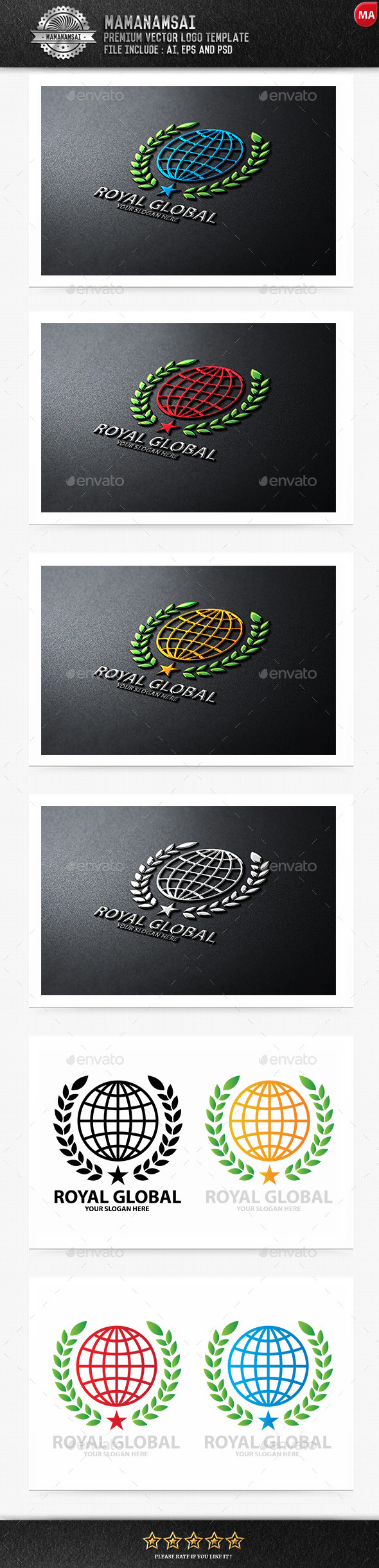 Royal Global Logo - Logo Templates