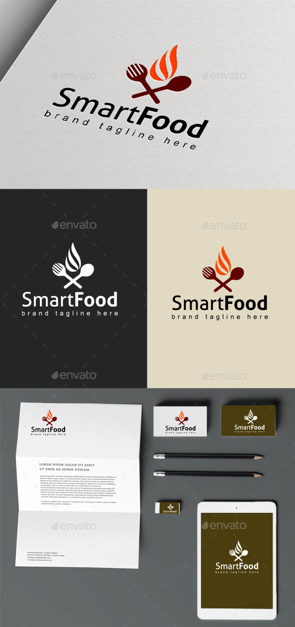 Smart Food - Objects Logo Templates