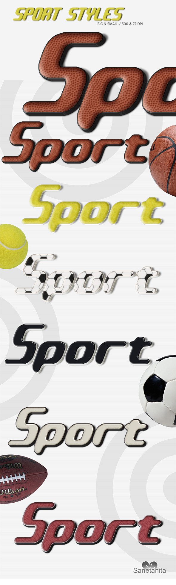 Sport Text Styles - Text Effects Styles