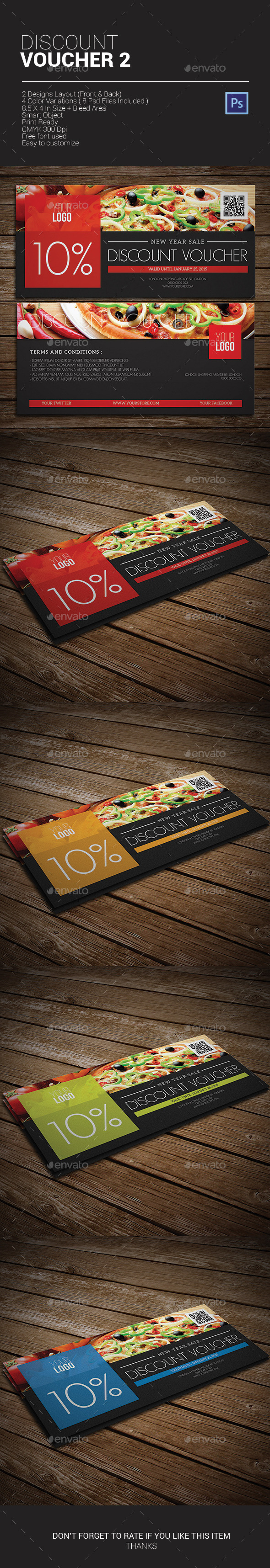Discount Voucher 02 - Loyalty Cards Cards & Invites