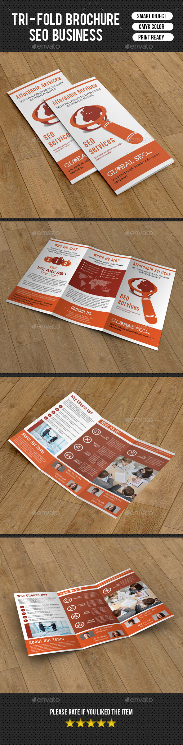 Trifold Brochure for SEO Business-V211 - Corporate Brochures