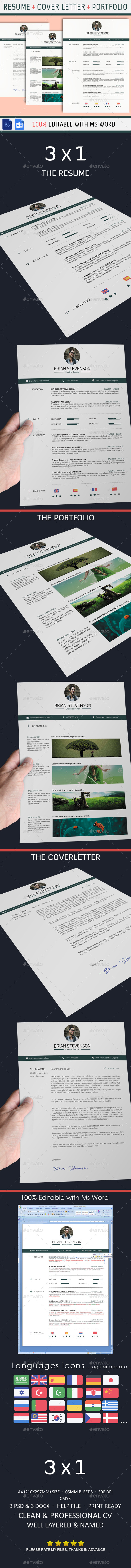 Clean Resume - Resumes Stationery