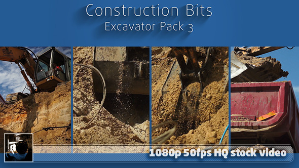 Construction Bits 7 -- Excavator Pack 3