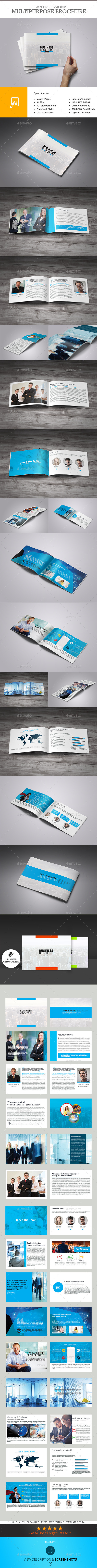 Business Solution - 30 Pages Business Brochure - Corporate Brochures