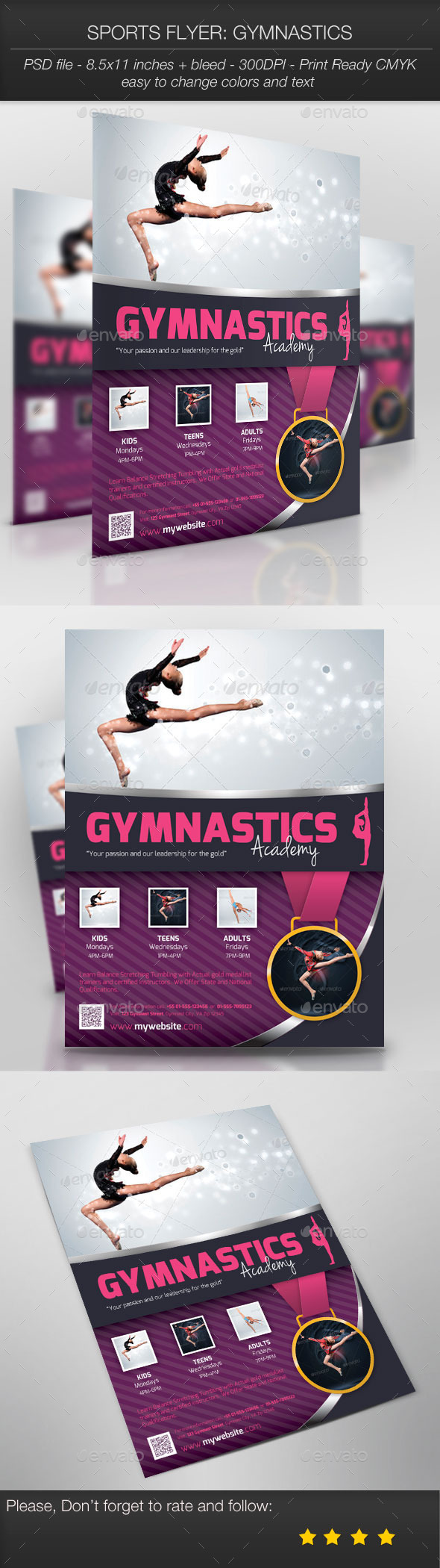 Sports Flyer: Gymnastics - Sports Events
