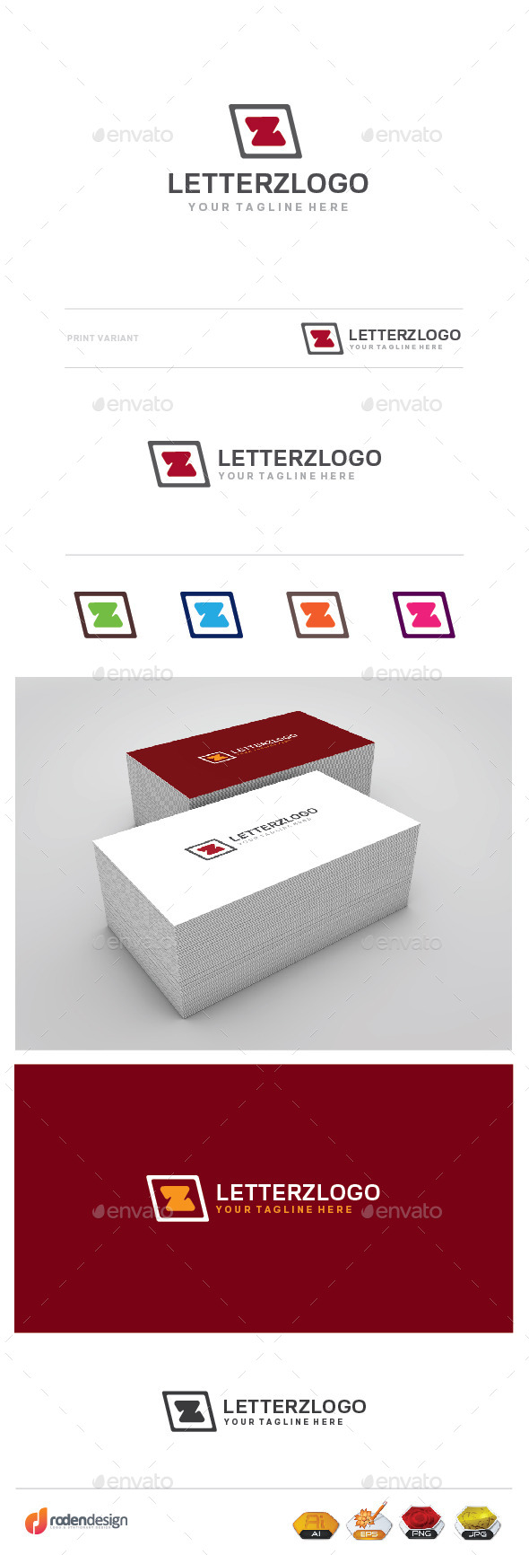 Z Letter Logo - Letters Logo Templates